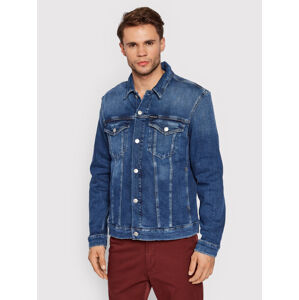 Calvin Klein pánská modrá džínová bunda - XXL (1A4)